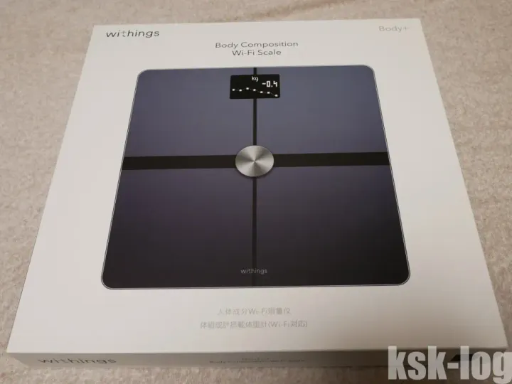 体組織計Withings Body+を購入し、体重・体脂肪率の記録を取ることにしましたのサムネイル