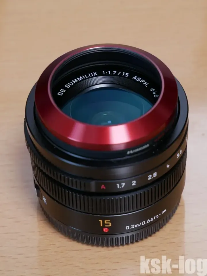 ETSUMIメタルインナーフード(46mm)キャップセットE-6471をLEICA 15mm/F1.7 ASPH.用に購入のサムネイル