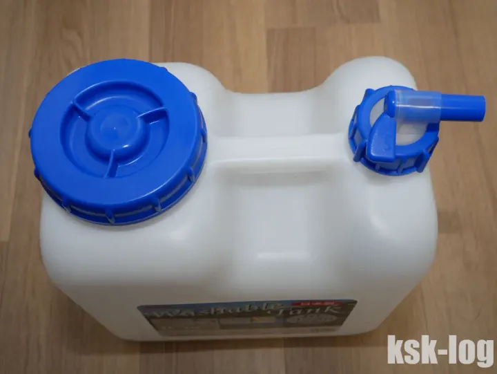 Iwatani ウォッシャブルタンク 10Lを防災用のハードタイプのウォータータンクとして購入したのサムネイル