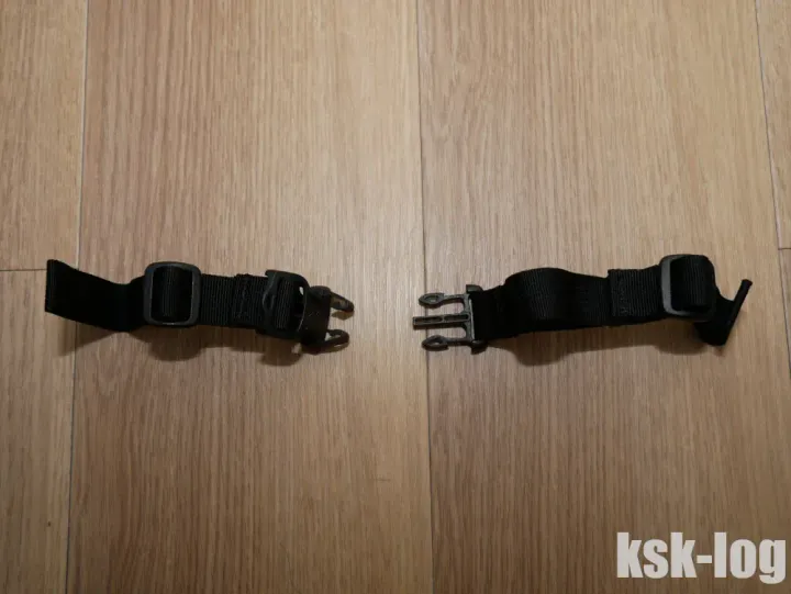 モンベルのトライパック45にチェストストラップを取り付けて、輪ゴムで縦ずれを防いでみたのサムネイル